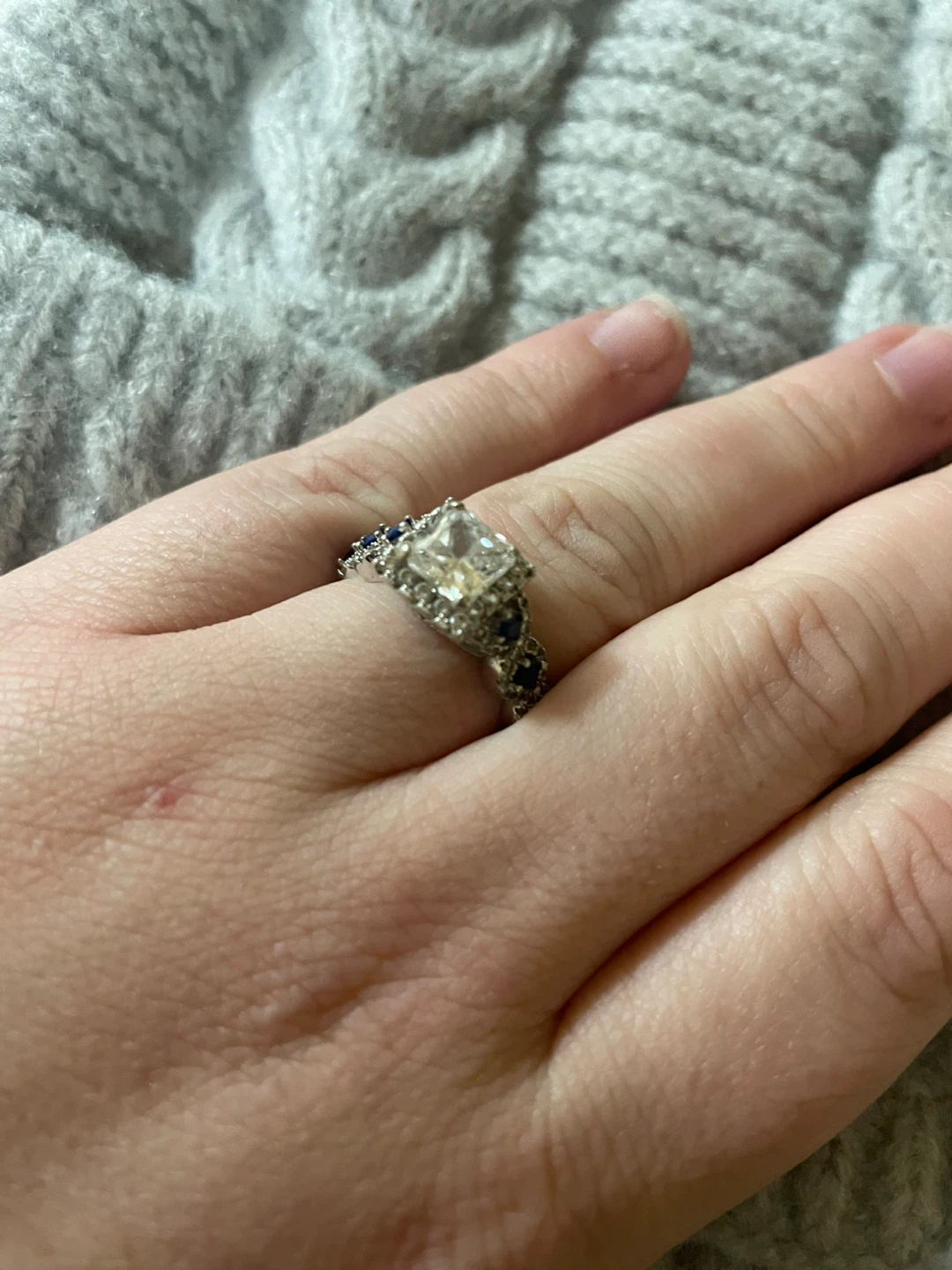 Ritika Princess Cut Ring - Size 7.5