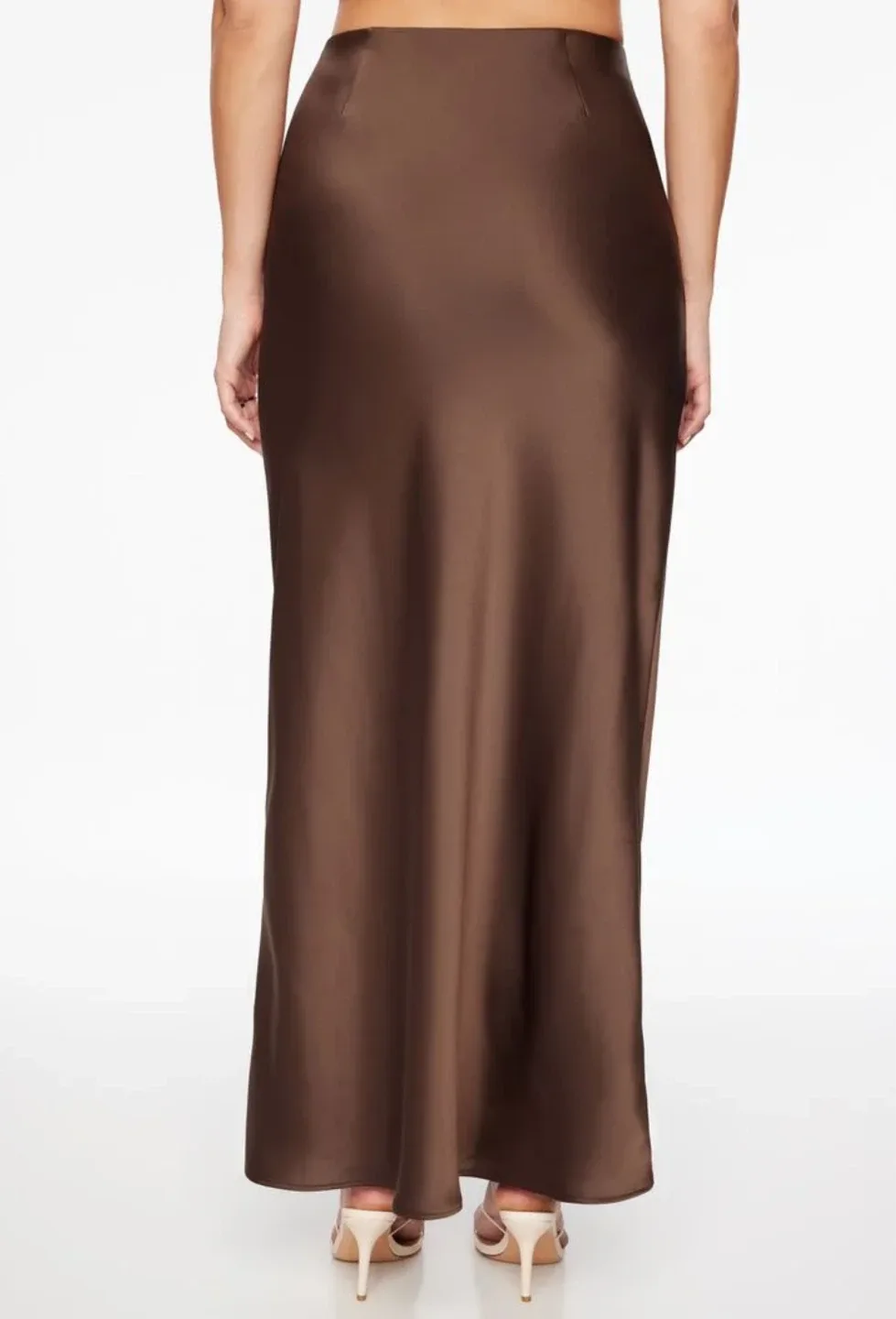 Deep Mauve Satin Slip Skirt image indicator(7)