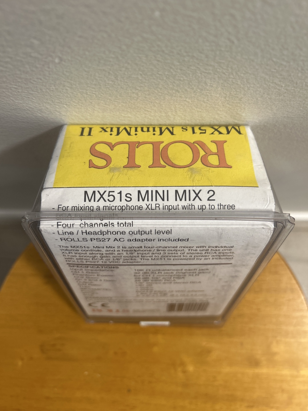 New Rolls MX51s Mini Mix II 4-Channel Mixer - photo 4