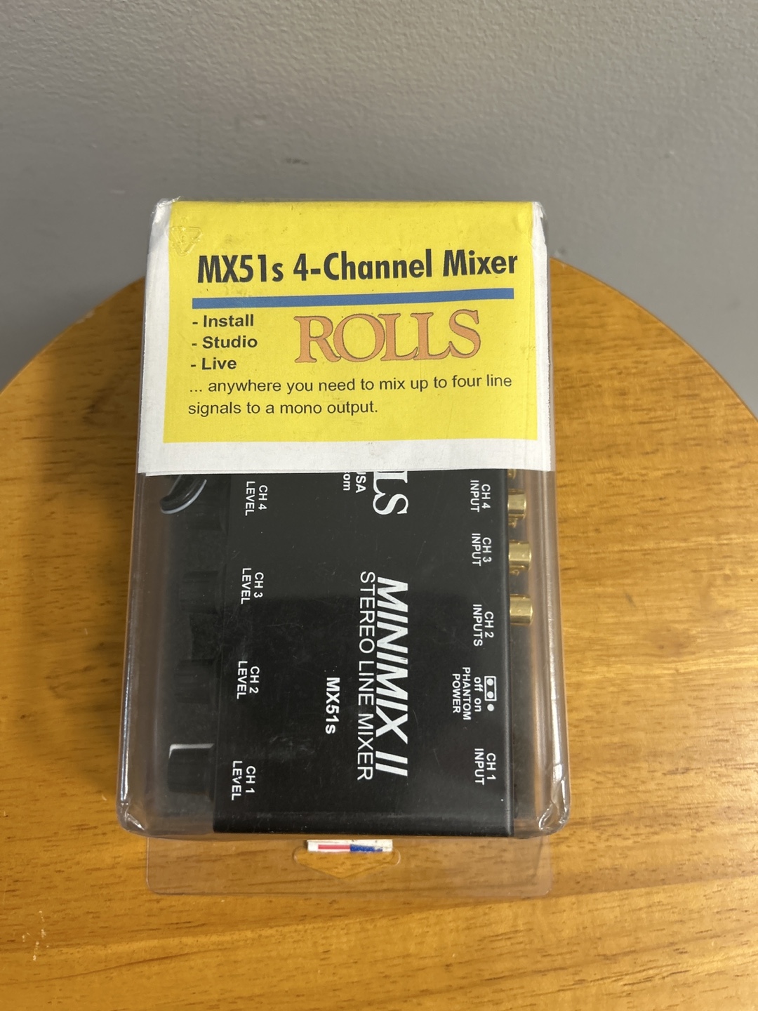 New Rolls MX51s Mini Mix II 4-Channel Mixer