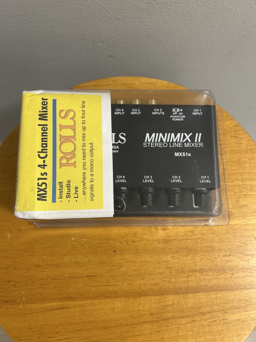 New Rolls MX51s Mini Mix II 4-Channel Mixer - photo 2