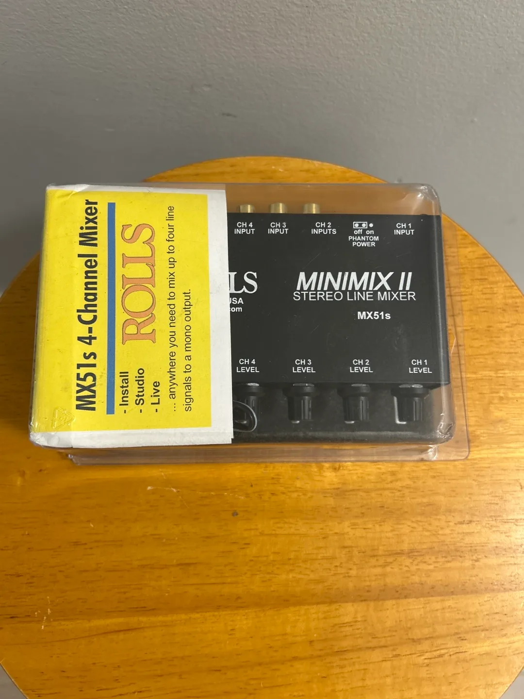 New Rolls MX51s Mini Mix II 4-Channel Mixer image indicator(2)