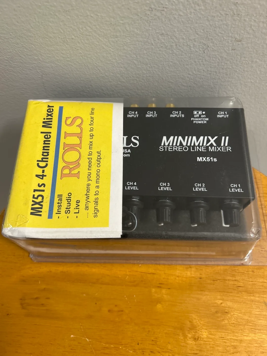 New Rolls MX51s Mini Mix II 4-Channel Mixer image indicator(7)