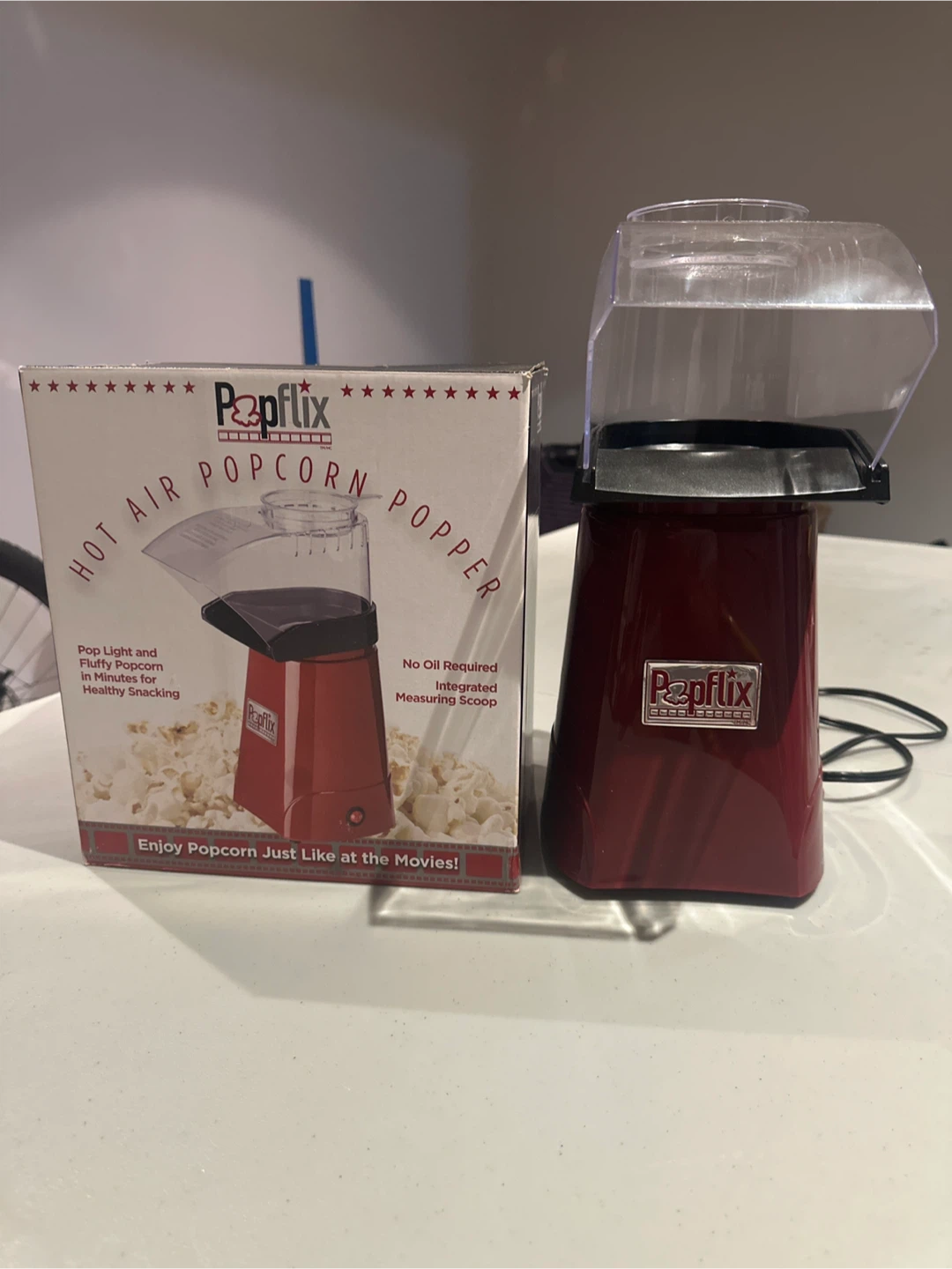 Popflix Hot Air Popcorn Popper