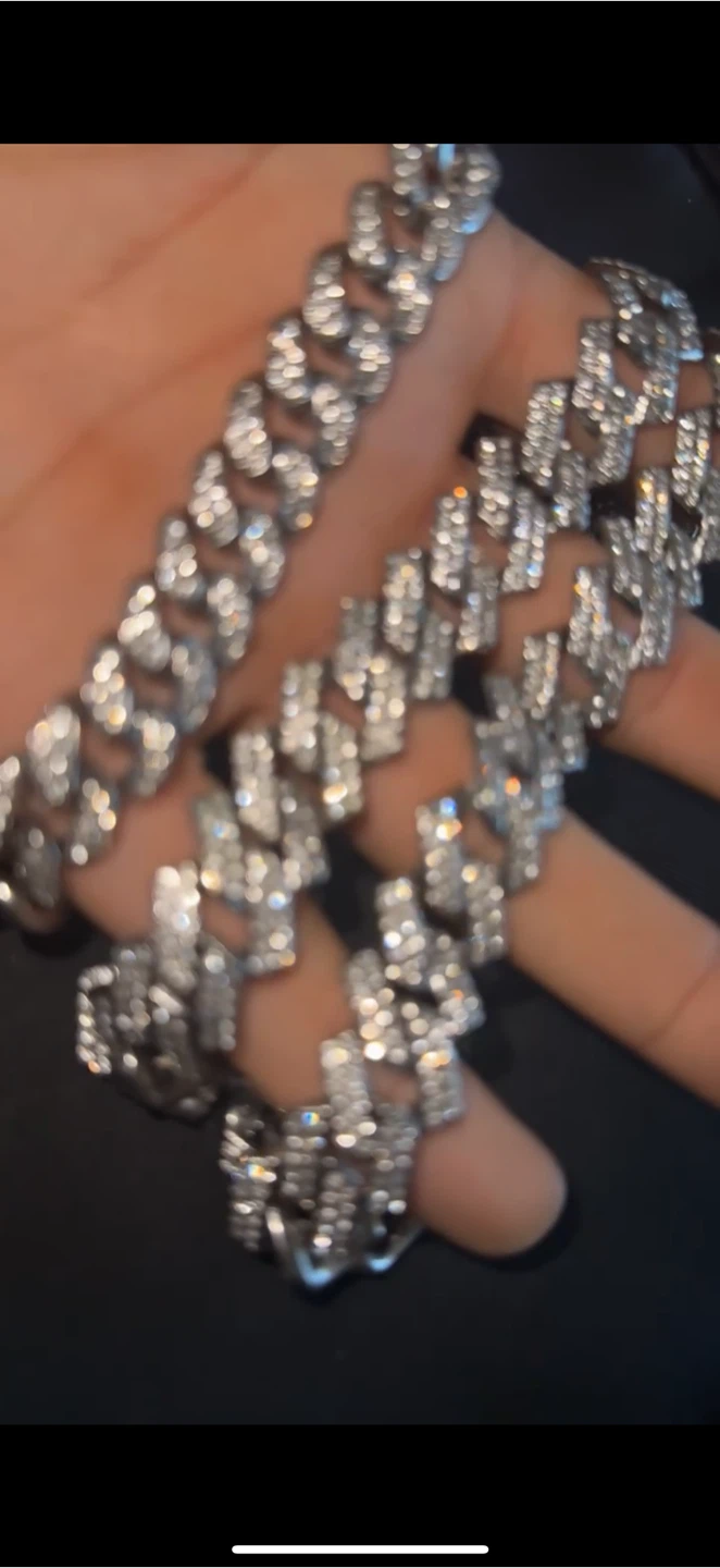 Cuban Link Chain - Silver - photo 3
