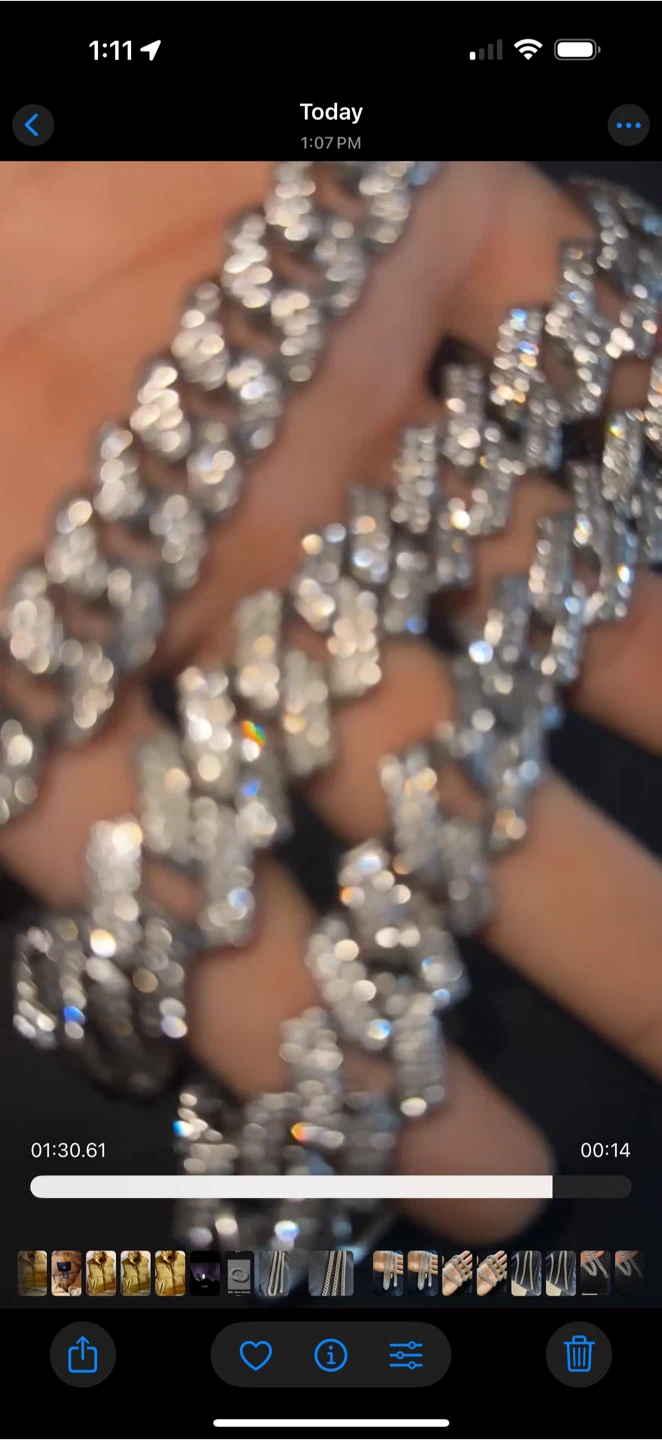 Cuban Link Chain - Silver - photo 5