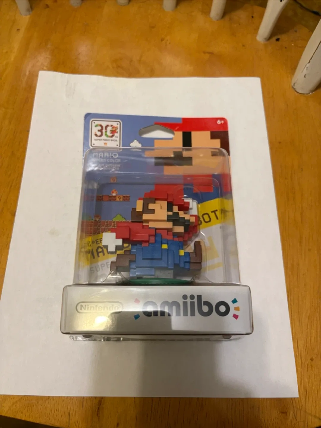 Nintendo Amiibo 8-Bit Mario 30th Anniversary Figure thumbnail