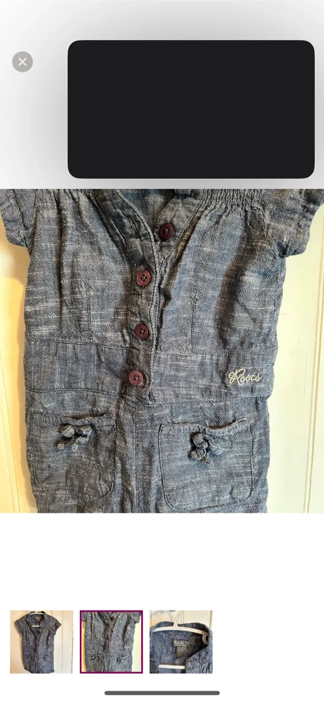 Roots 12/18m denim romper image indicator(2)