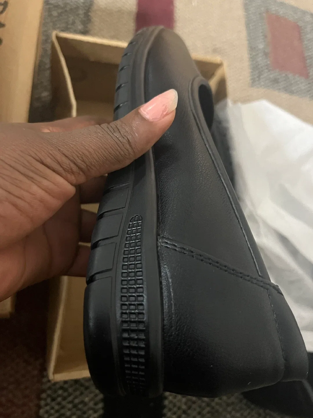 Paco Gil Black Leather Flats Size 40 (US 9) image indicator(5)