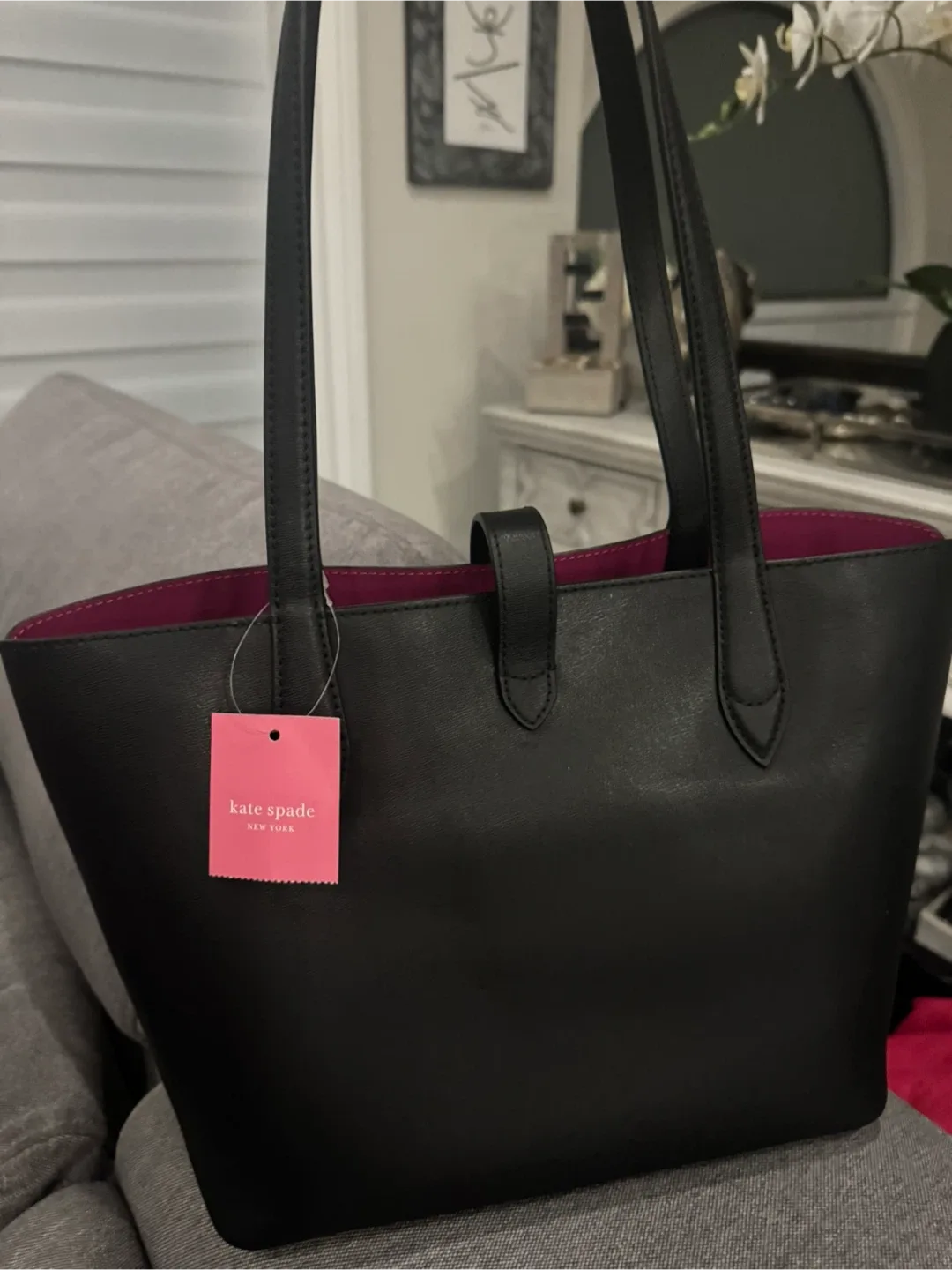 Kate Spade Black Tote Bag image indicator(5)
