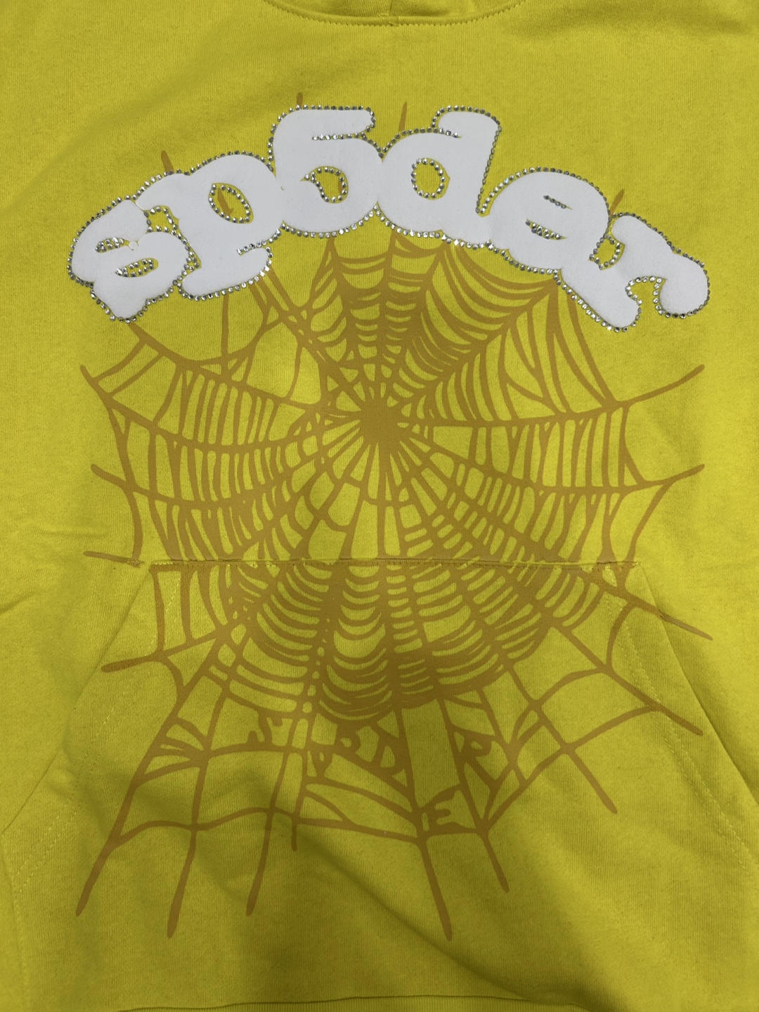 Yellow SP5DER Hoodie - photo 3
