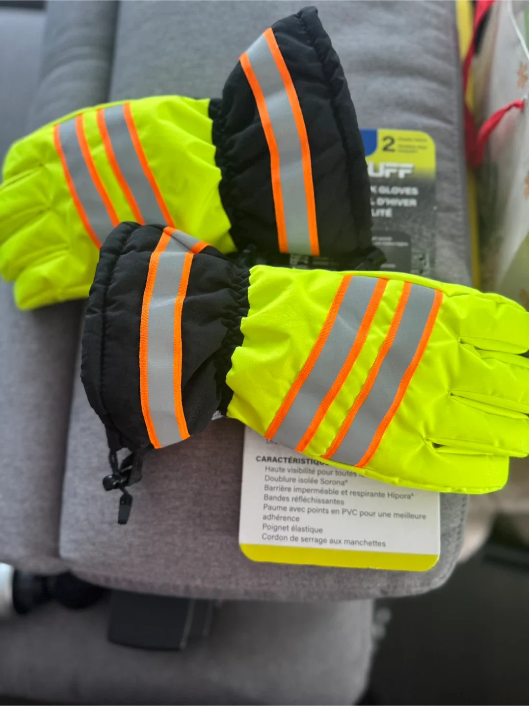 Worktuff Hi-Vis Winter Work Gloves (L/XL) image indicator(3)