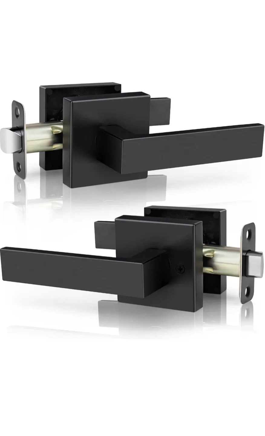 Gaurqiah Non-Locking Interior Lever Square 3 pack thumbnail