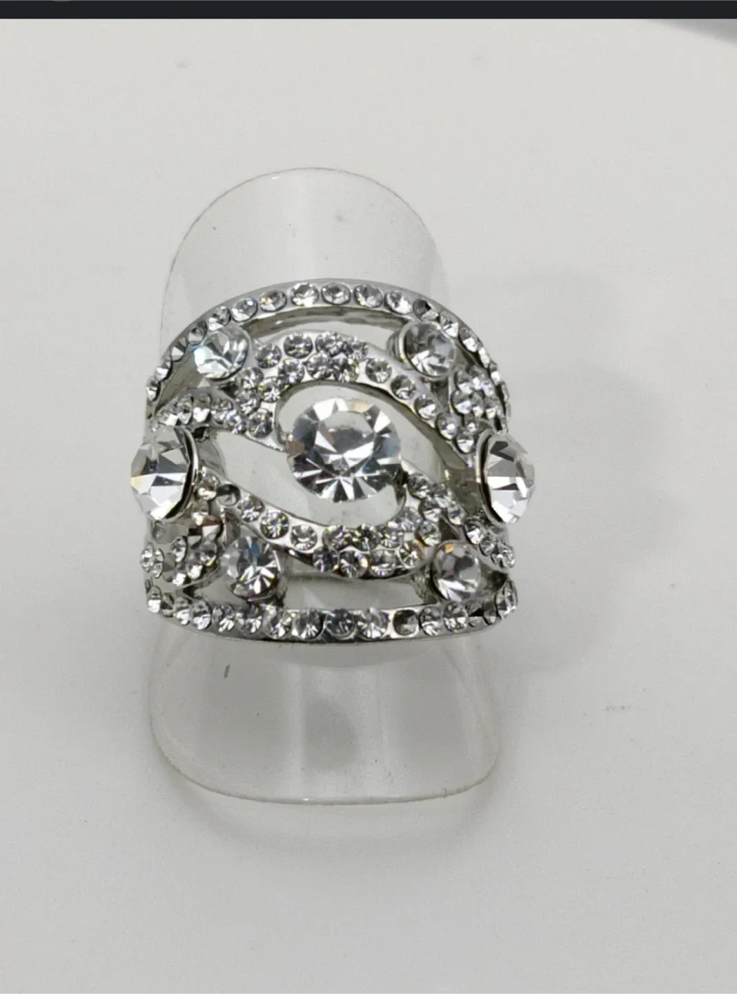 Rhinestone Statement Ring thumbnail