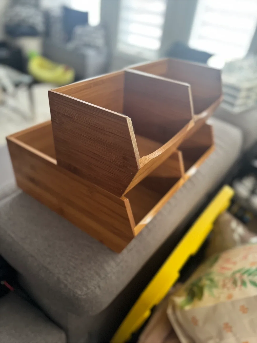 Stackable Bamboo Drawer Organizers image indicator(4)