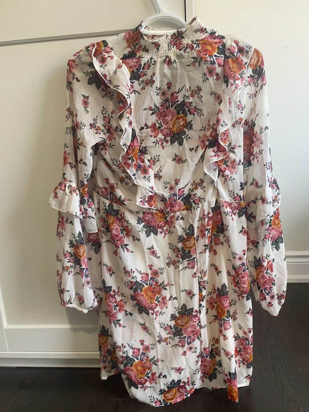 Kits & Sky Floral Ruffle Dress - Size Small image indicator(6)