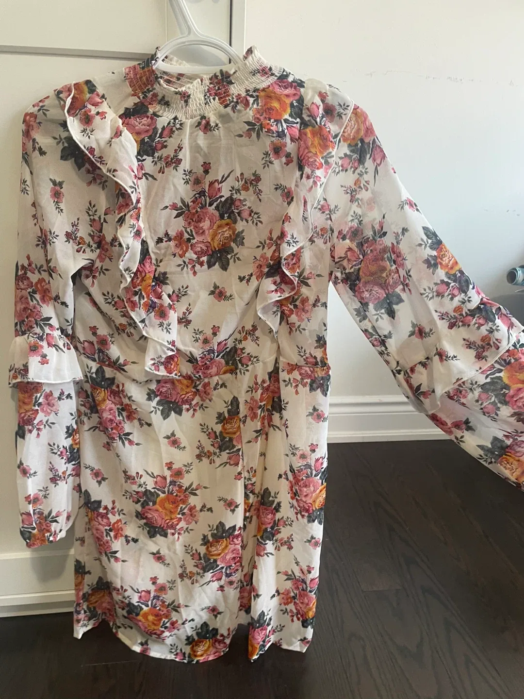 Kits & Sky Floral Ruffle Dress - Size Small image indicator(4)