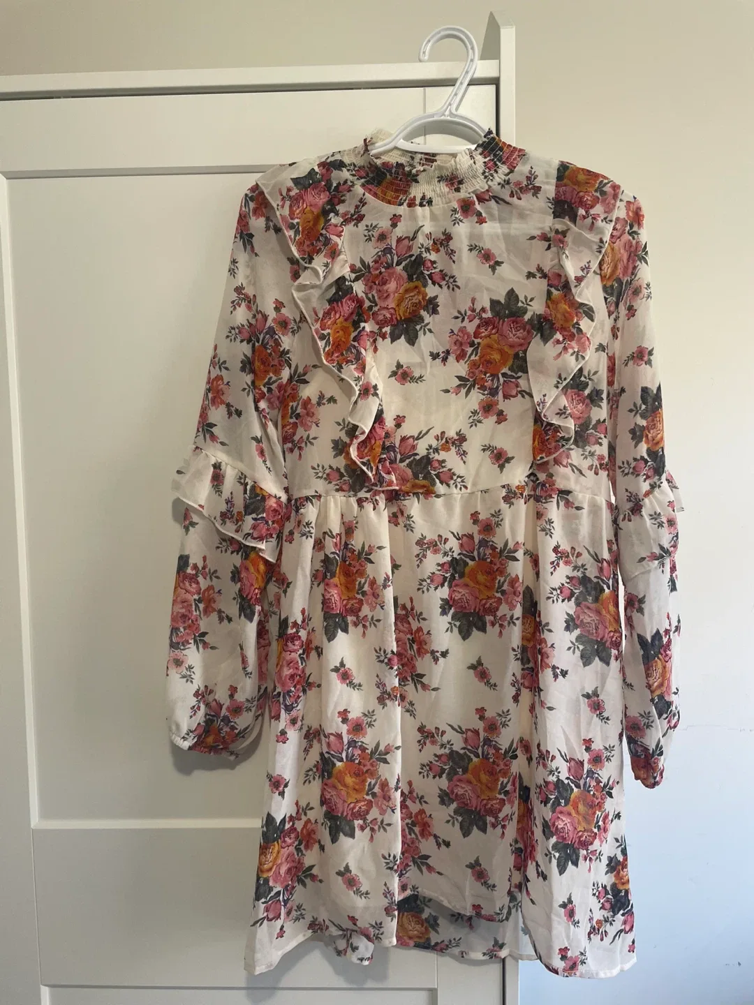 Kits & Sky Floral Ruffle Dress - Size Small image indicator(8)