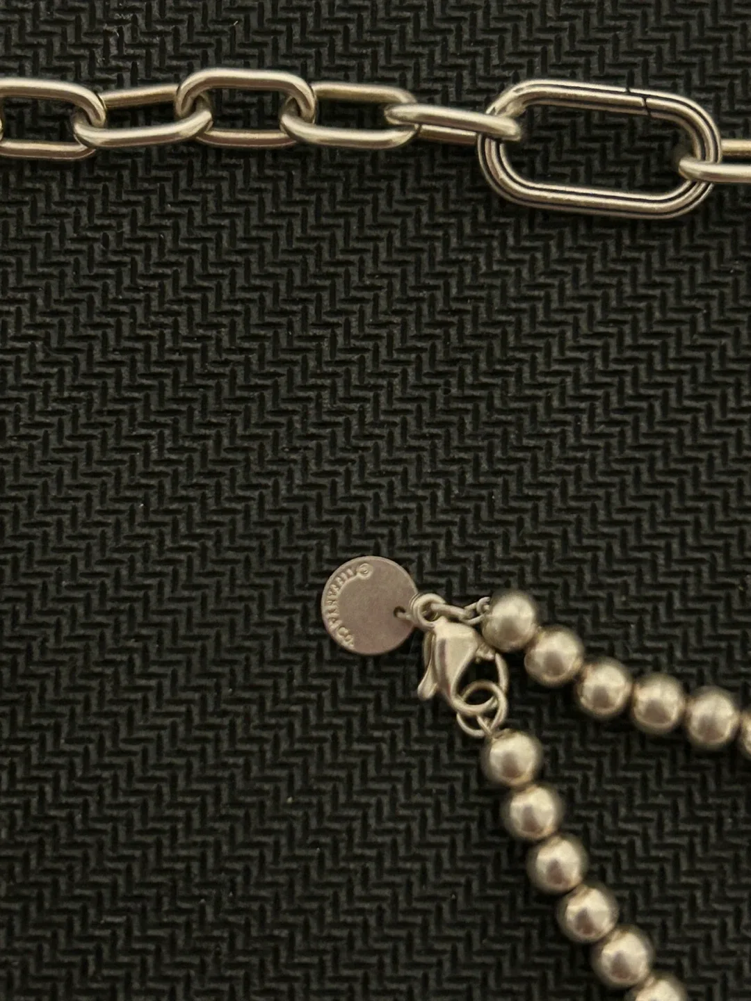 Tiffany & Co. Silver Bead & Chain Bracelets image indicator(2)