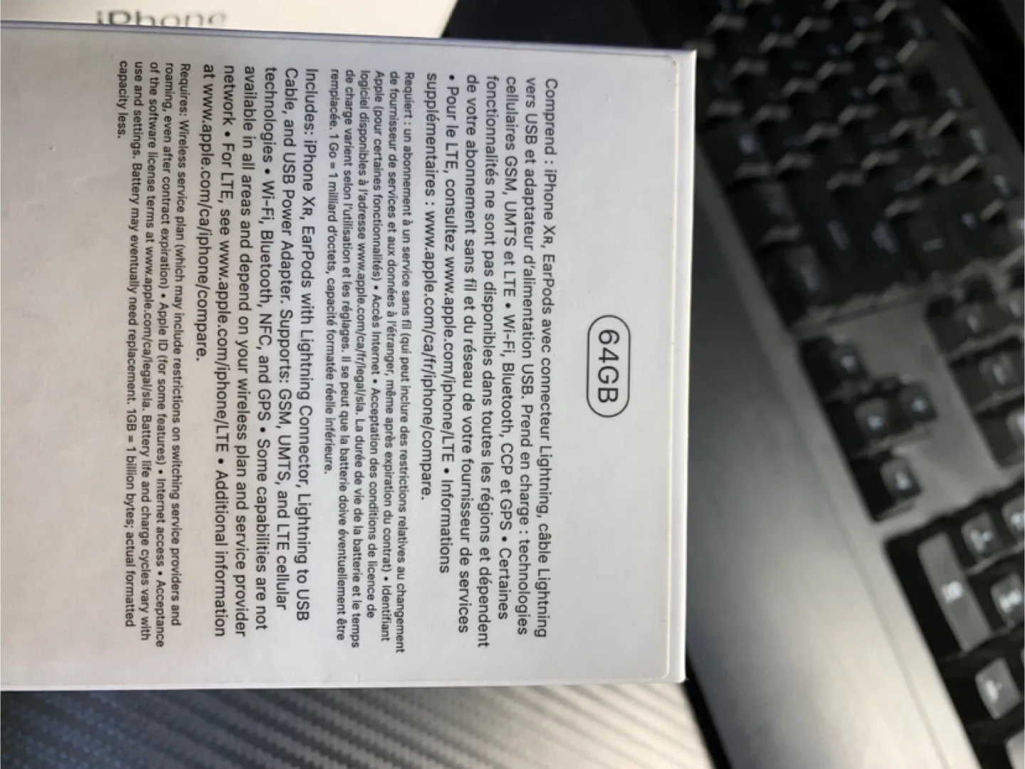 iPhone XR 64GB - Black image indicator(4)