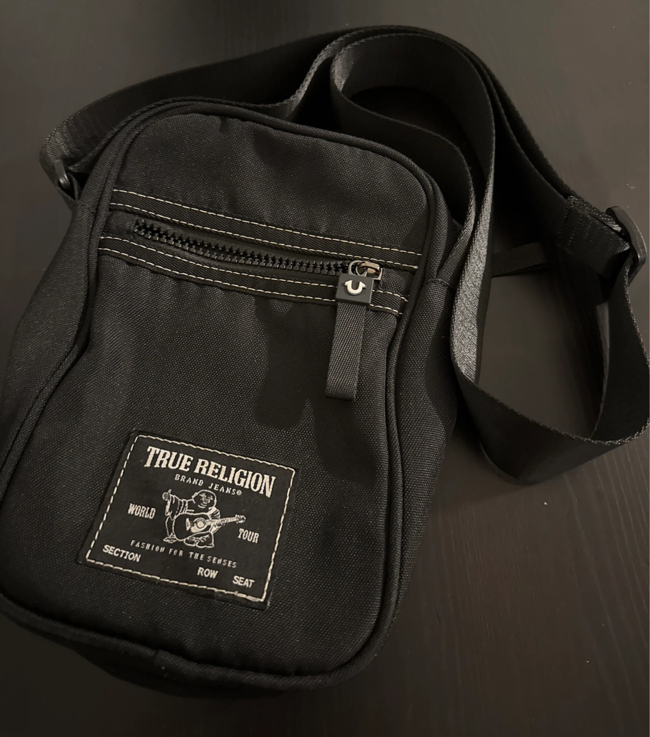 True Religion Black Crossbody Bag