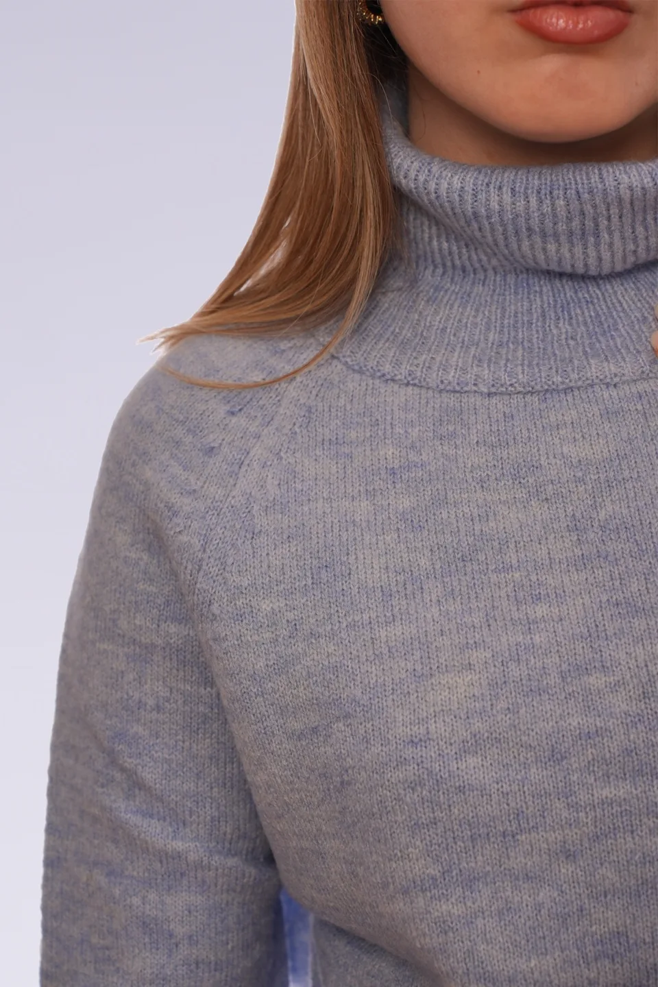 Blue Turtleneck Sweater thumbnail