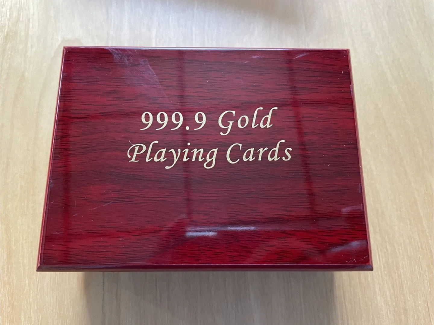 999.9 Gold Playing Cards - New in Box! 🥕 image indicator(5)