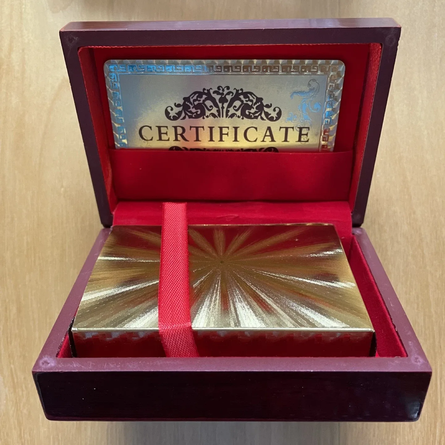 999.9 Gold Playing Cards - New in Box! 🥕 image indicator(2)