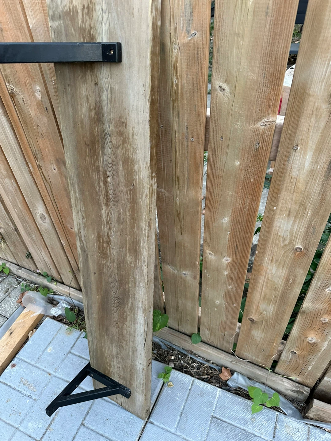 Wooden Shelf with Brackets