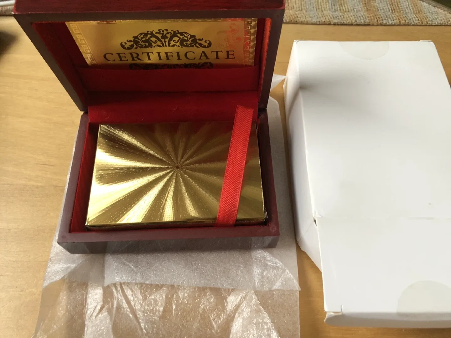 999.9 Gold Playing Cards - New in Box! 🥕 image indicator(6)