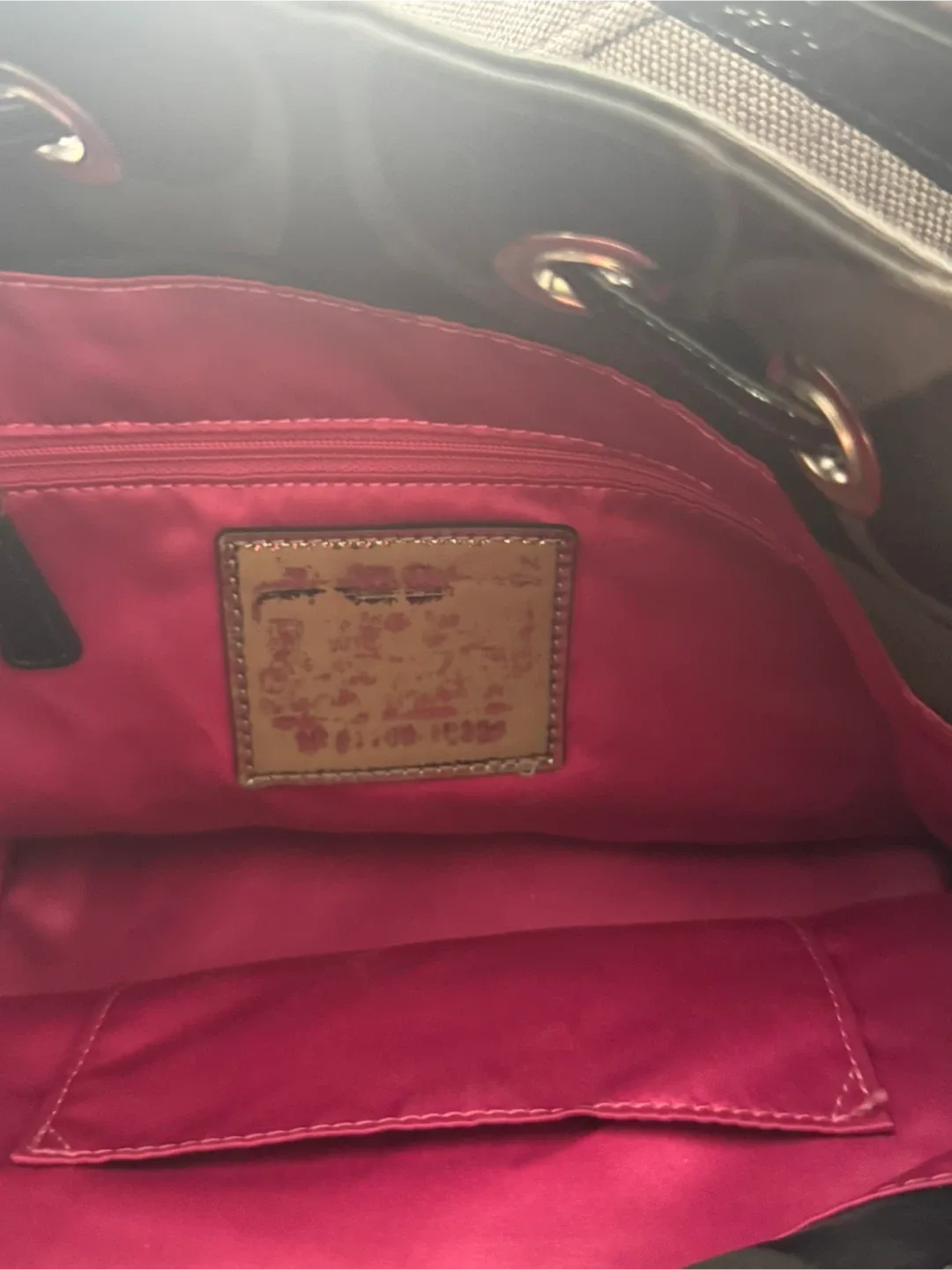 Coach Black Drawstring Bucket Bag image indicator(4)