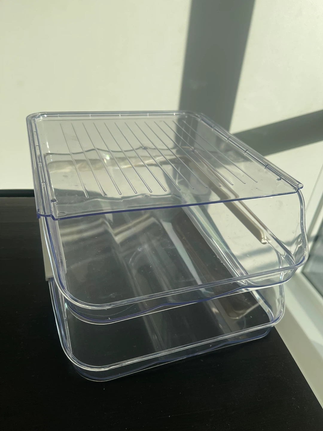 🥚Clear Stackable eggs Storage Bins