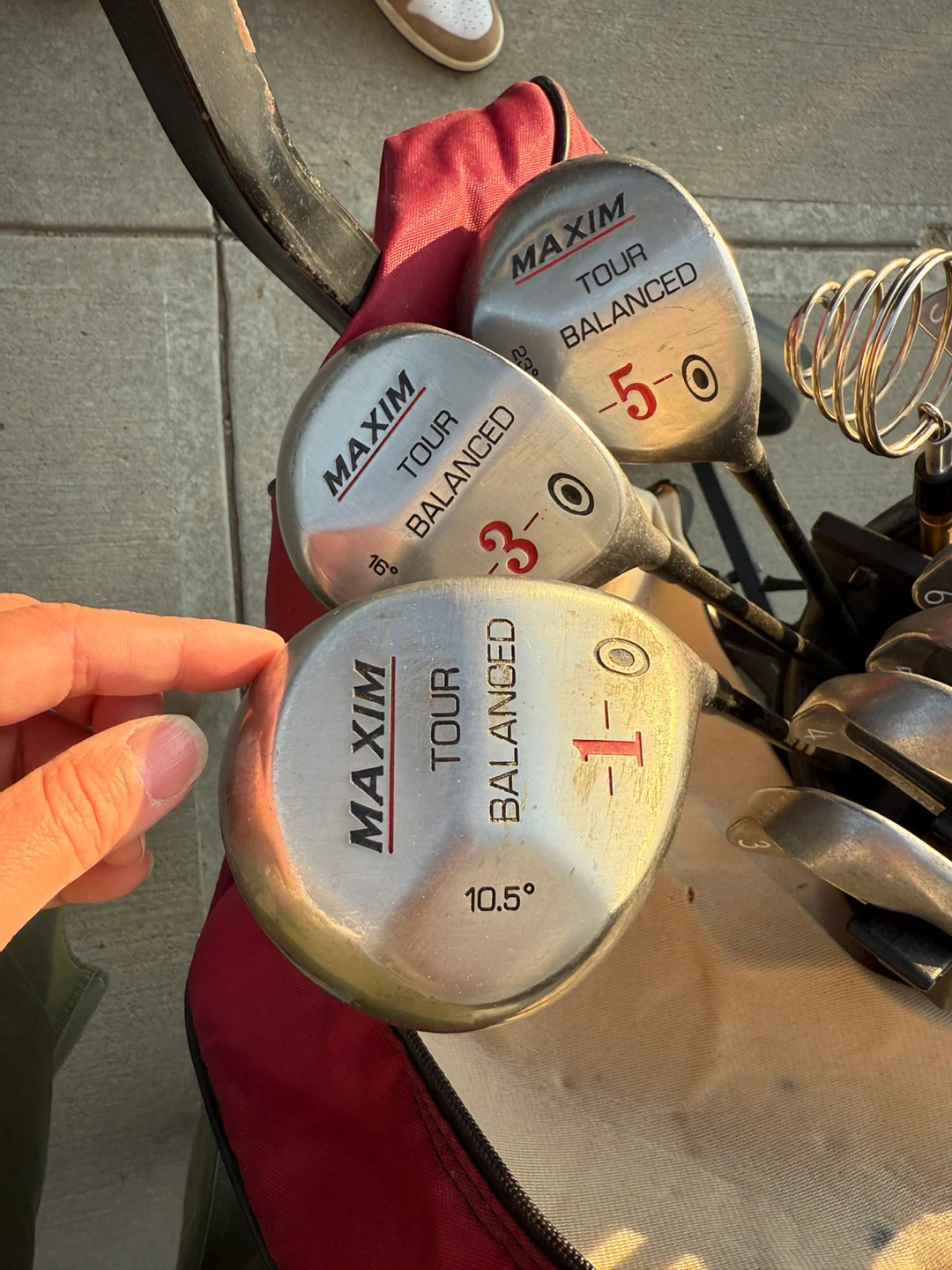 Ping Irons, Maxim & Odyssey Golf Clubs with Spalding Bag - photo 2