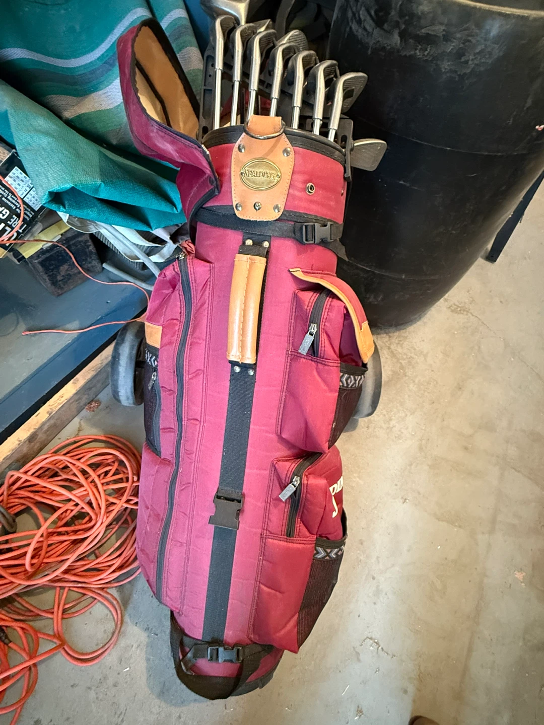 Ping Irons, Maxim & Odyssey Golf Clubs with Spalding Bag