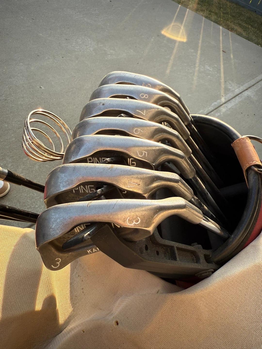 Ping Irons, Maxim & Odyssey Golf Clubs with Spalding Bag - photo 3