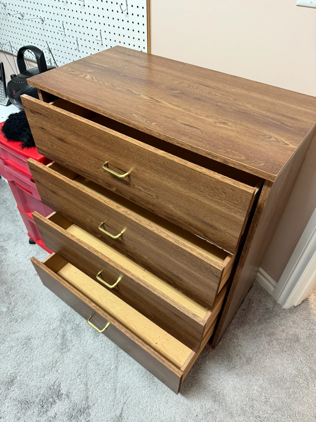 Wood Grain 4-Drawer Dresser - photo 3