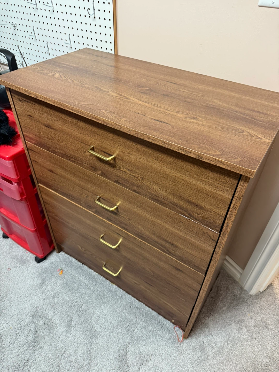 Wood Grain 4-Drawer Dresser - photo 2