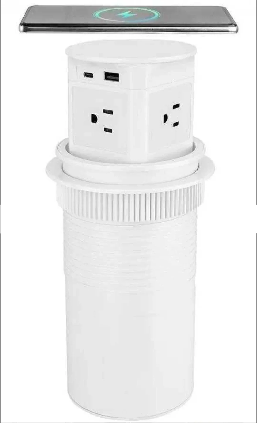 Pop Up Countertop Outlet - White thumbnail