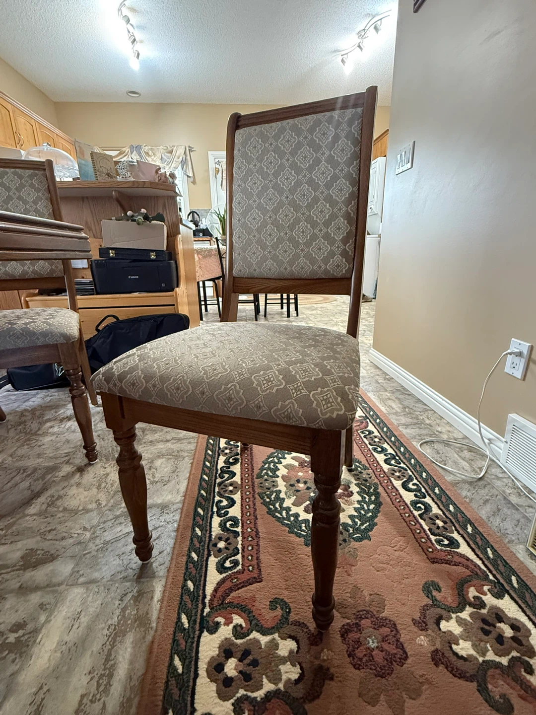 Dining Table with Six Chairs - Wood - photo 5