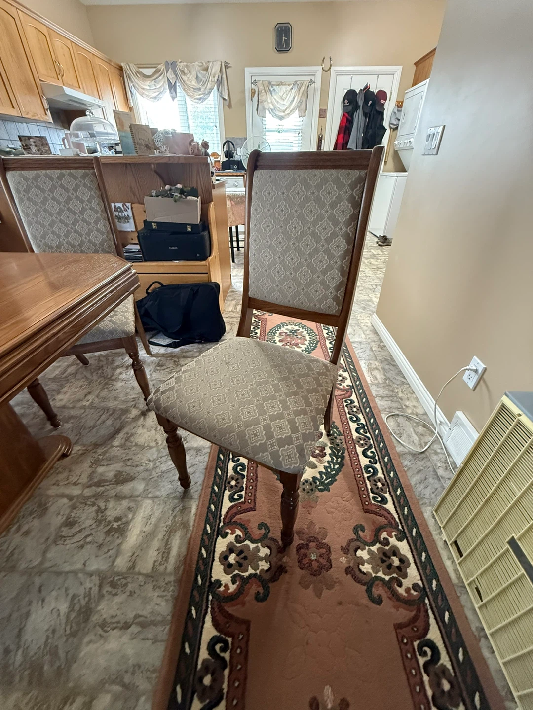 Dining Table with Six Chairs - Wood - photo 2