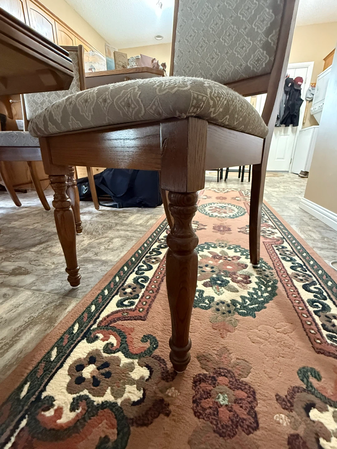 Dining Table with Six Chairs - Wood - photo 4