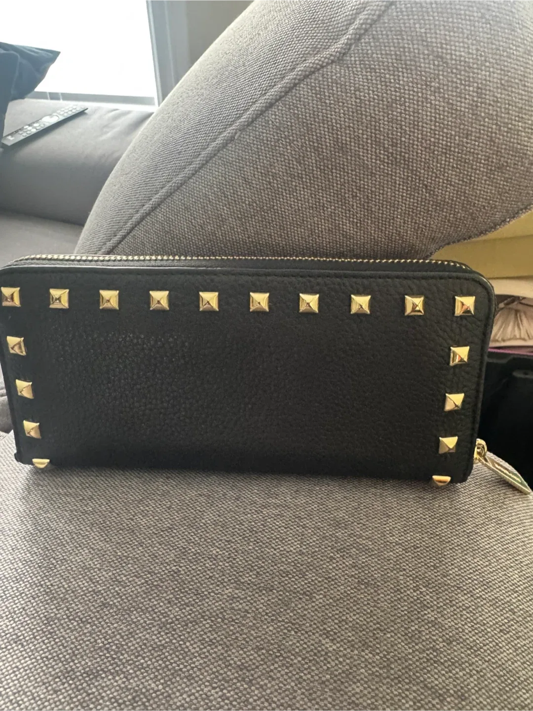 Michael Kors Black Studded Wallet image indicator(3)