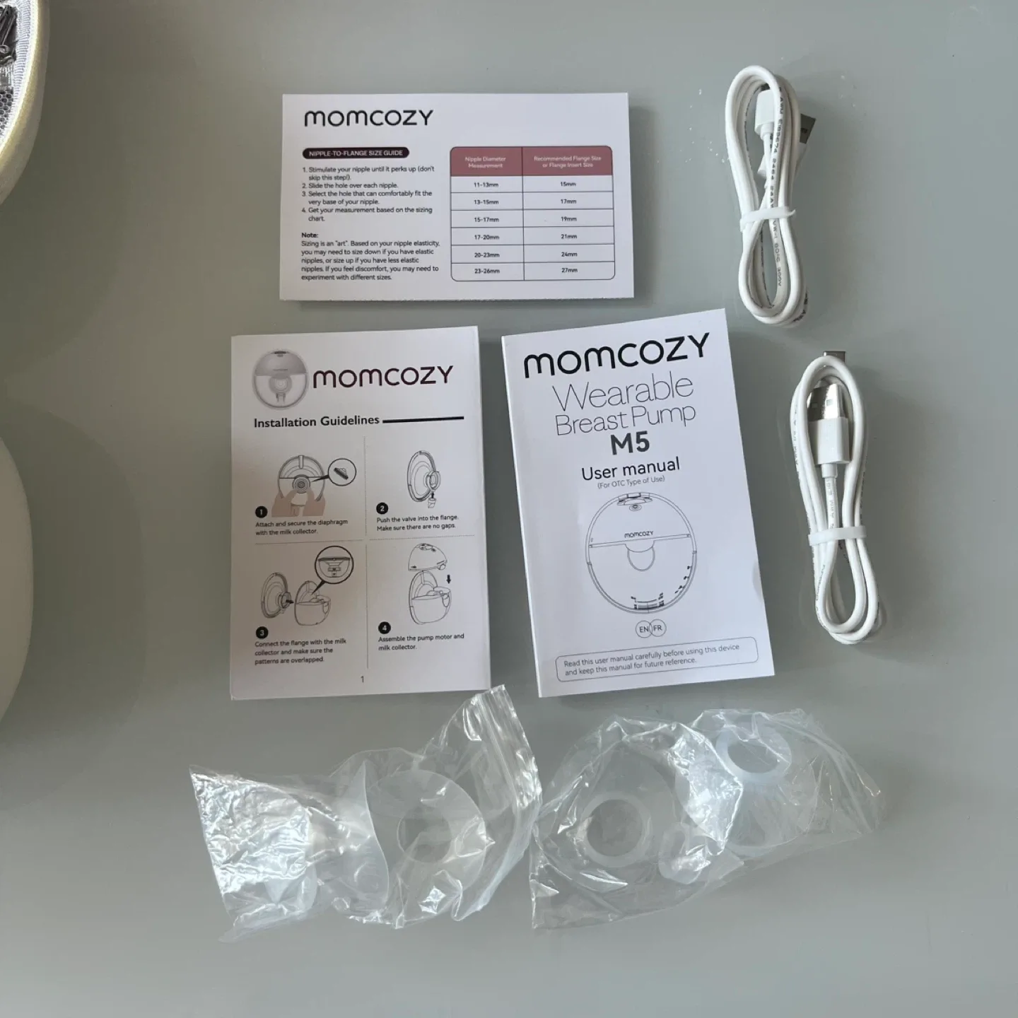 New Momcozy M5 Wearable Breast Pump Set image indicator(6)