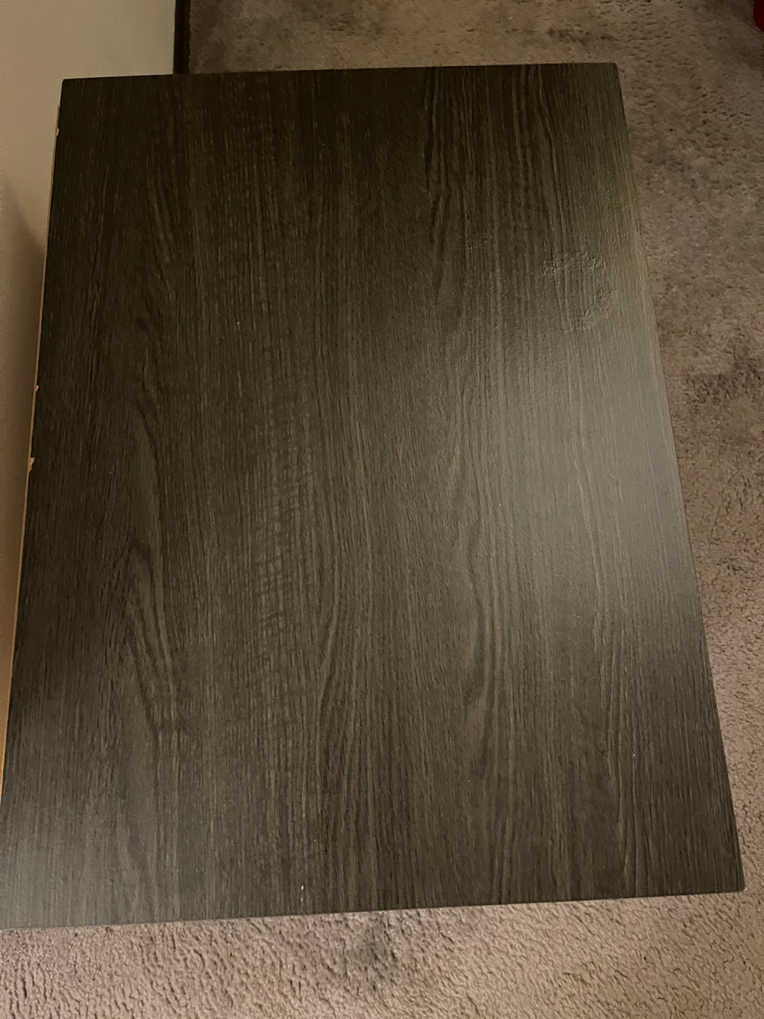 Dark Brown Nightstand with 2 Drawers - photo 4