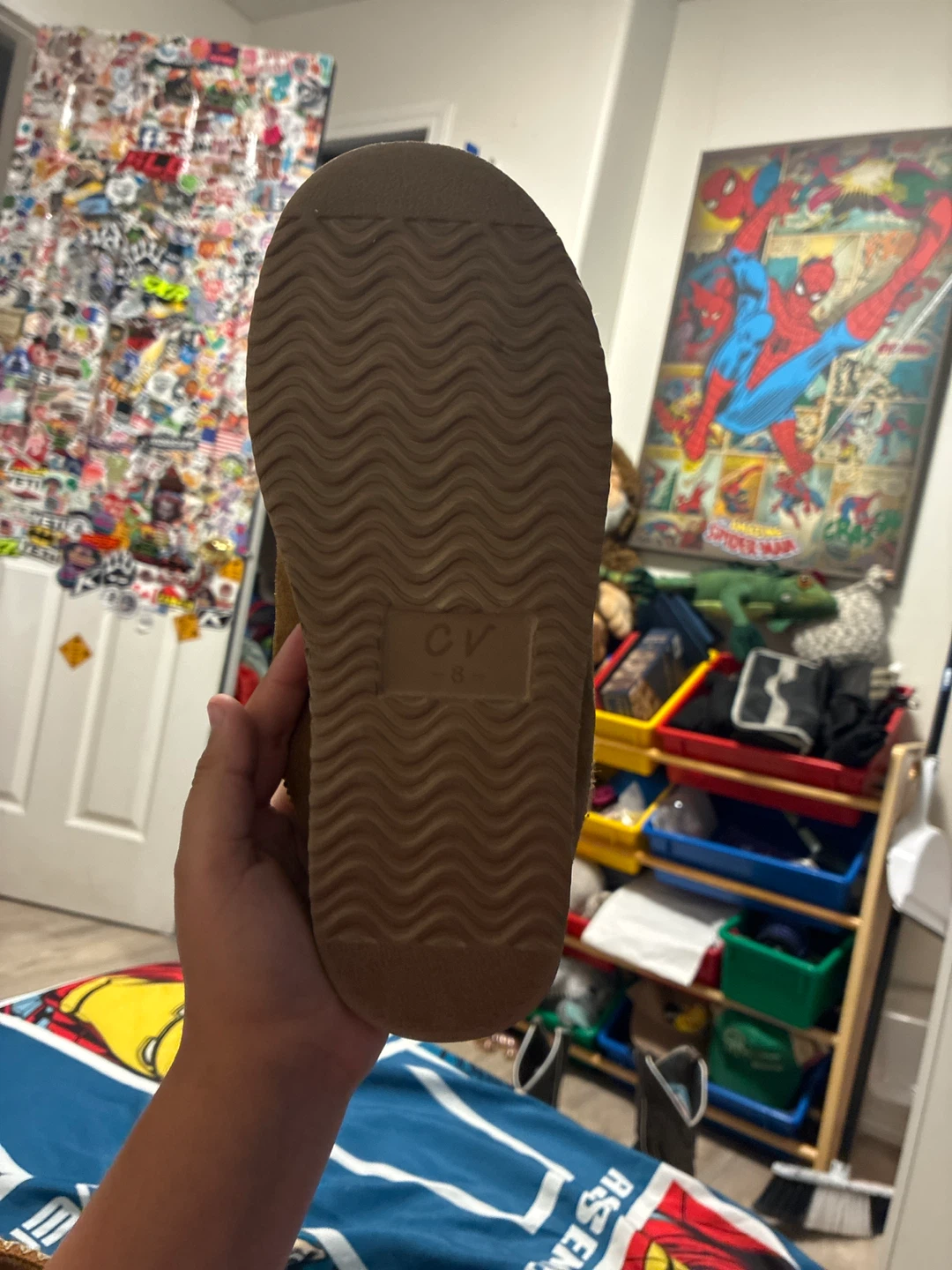 Crown Vintage Brown Slippers Size 8 - photo 4