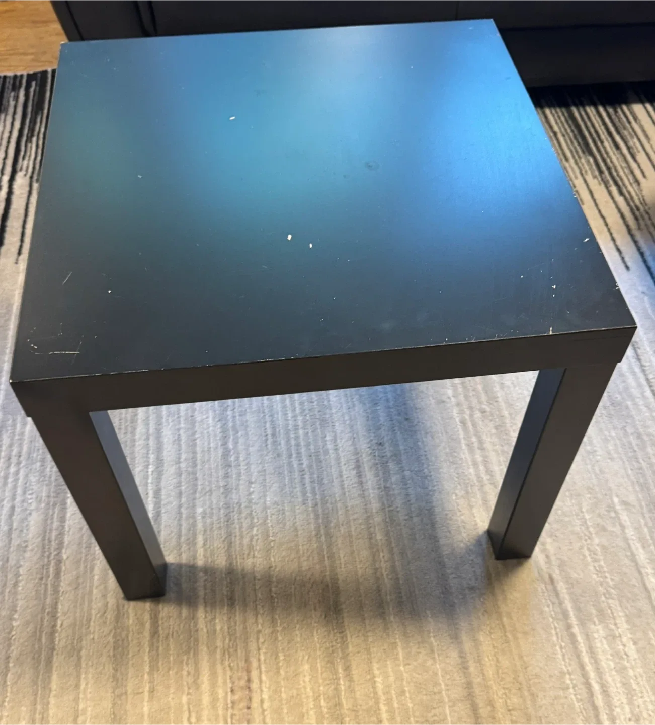 IKEA Lack Side Table, Black-Brown, 55x55 cm thumbnail