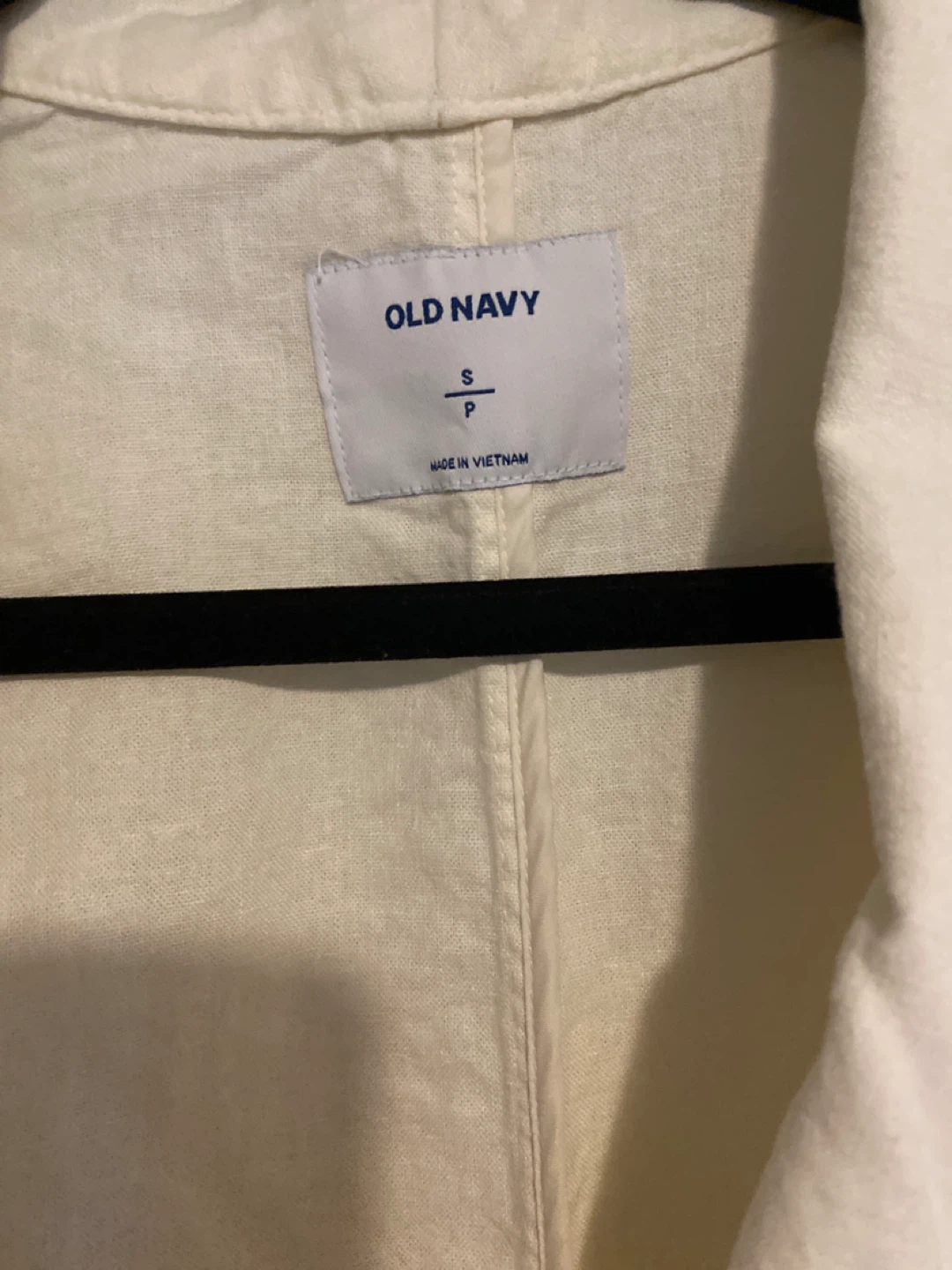 Old Navy linen Cream Blazer - Size S - photo 2