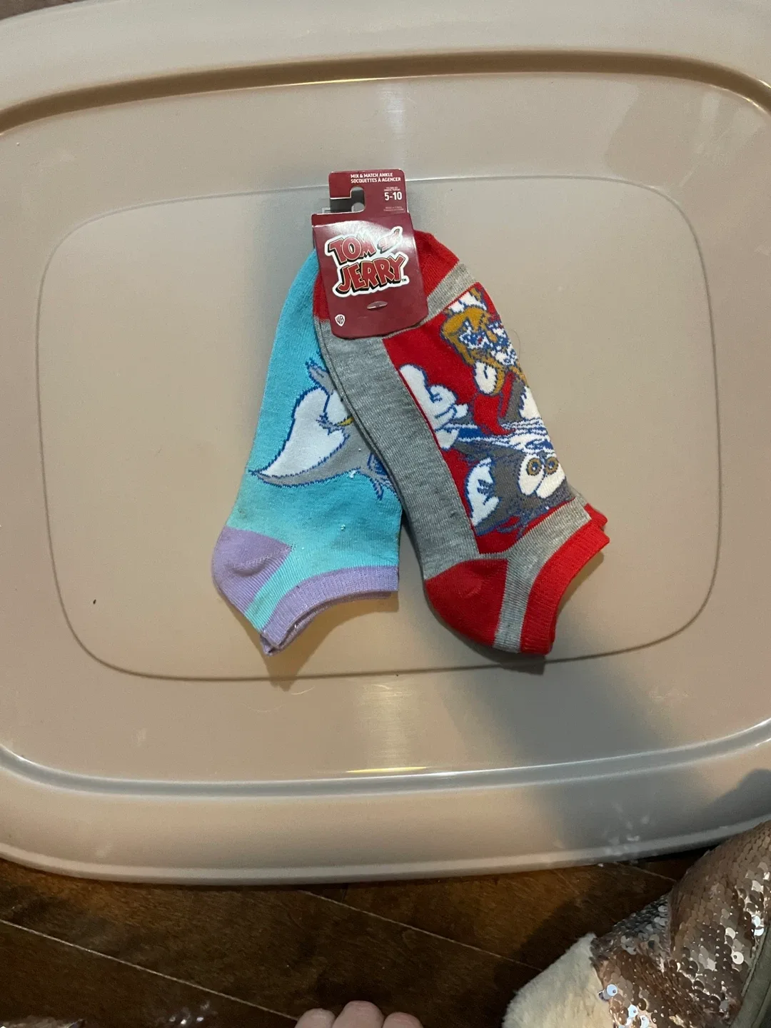 Tom & Jerry Socks, Size 5-10 thumbnail