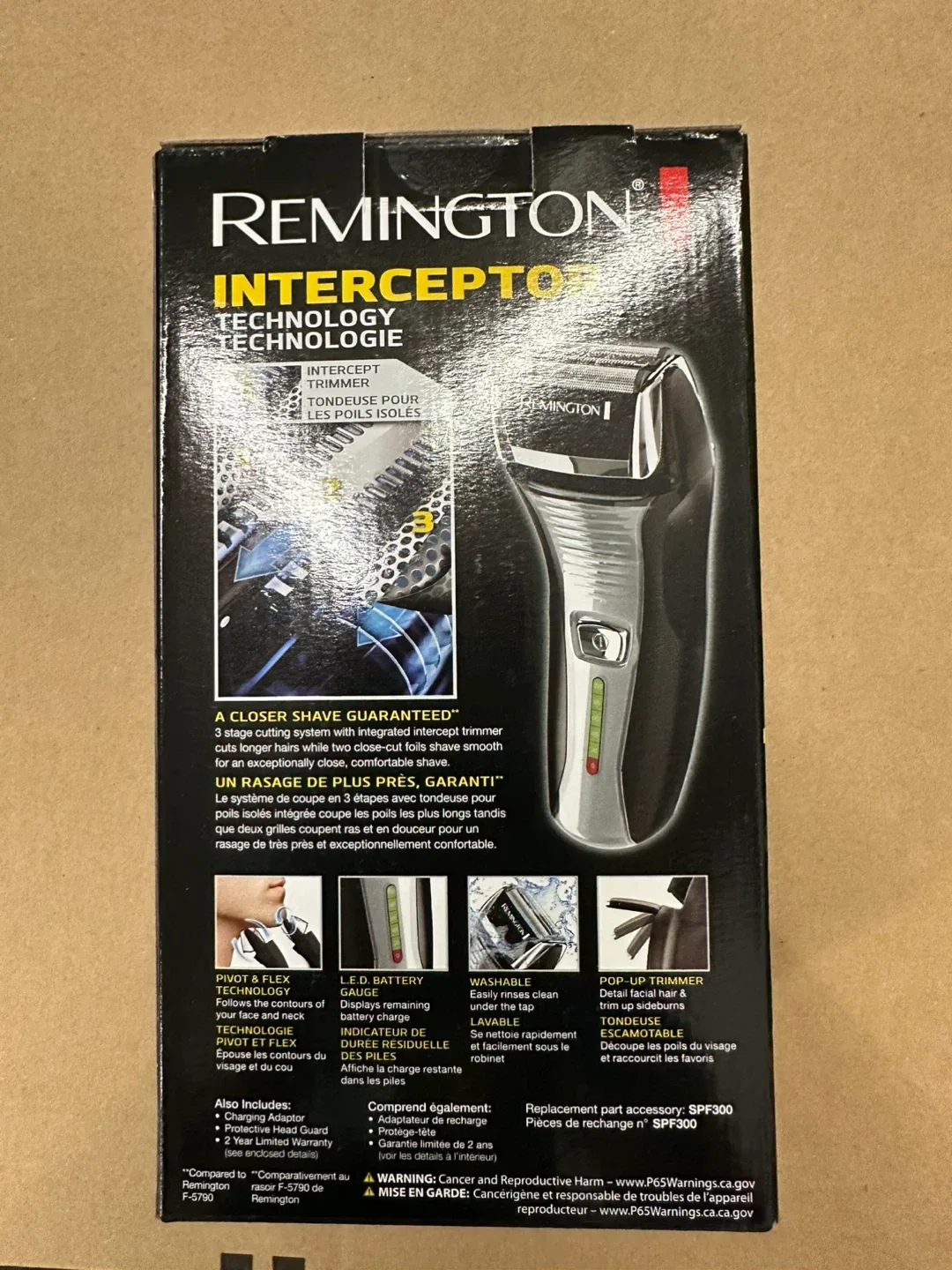 Remington Interceptor F5 Electric Foil Shaver - New in Box! image indicator(2)