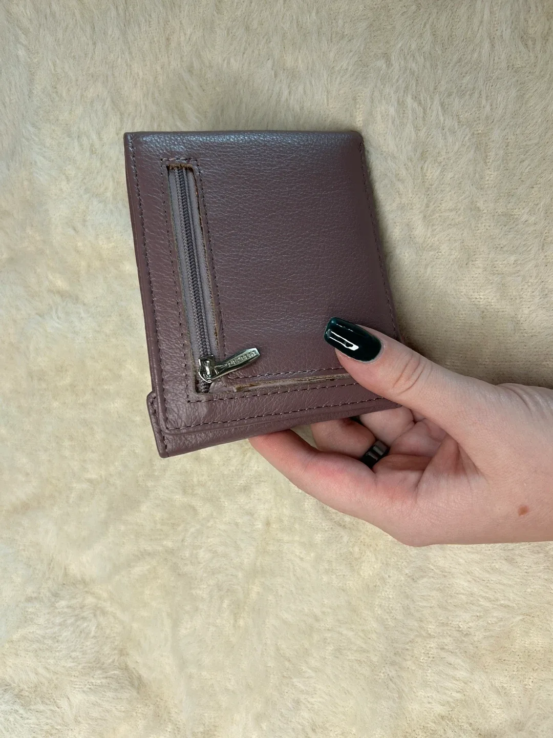 SEAZERT Leather Wallet - Mauve image indicator(2)